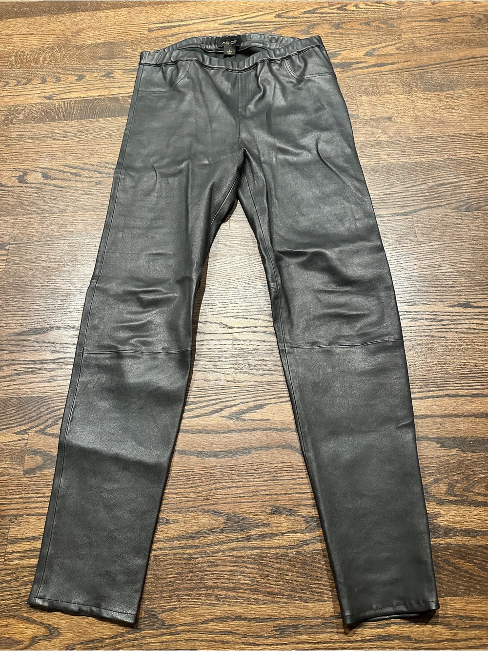 AS by DF GIGI STRETCH Leather Leggings - Black